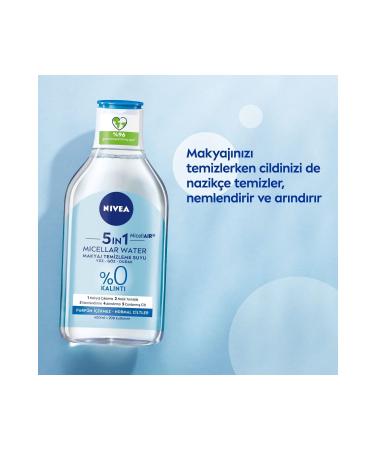 NIVEA 5in1 Refreshing Micellar Make-Up Remover Water Normal Skin 400 ml Facial Cleanser - Buy Online on GoSupps.com