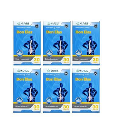 ELAS S PHARMA Elasis Bon Elas 30 Tablets 6 Pack