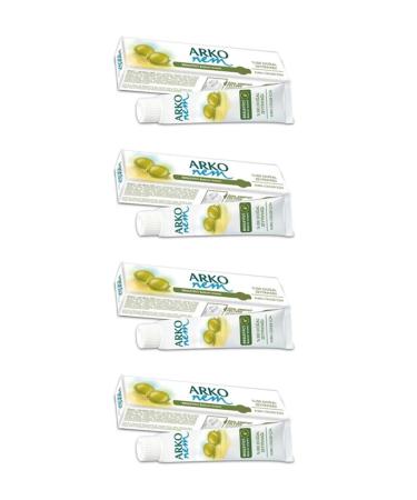 Arko 4 Pieces Natural Olive Oil Hand and Body Care Cream 20ml