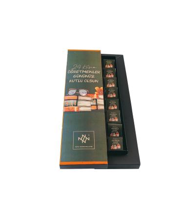 Nin Chocolate Teachers' Day Green Box Neapolitan Chocolate 16 Pieces - Buy Online on GoSupps.com