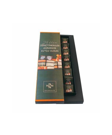 Nin Chocolate Teachers' Day Green Box Neapolitan Chocolate 16 Pieces - Buy Online on GoSupps.com