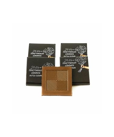 Nin Chocolate Teachers' Day Black Metal Box Chocolate 80 Pieces - Buy Online on GoSupps.com