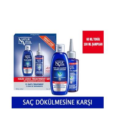 Natur Vital Natural Vital Hair Loss Treatment Tonic 60ml 100ml Shampoo Oily