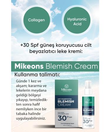 mikeonscosmetics Skin Whitening Blemish Cream 100 ml 30 spf - Buy Online on GoSupps.com