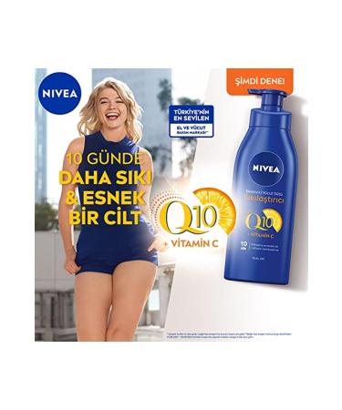NIVEA Q10 Nourishing Body Milk Firming Vitamin C Dry Skin 400 ml - Buy Online on GoSupps.com