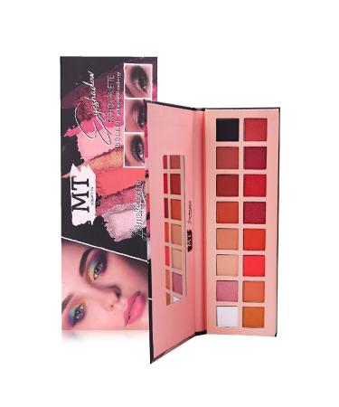 MT Makeuptime 16-Piece Mirrored Pearlescent Matte Eyeshadow Palette - Buy Online on GoSupps.com