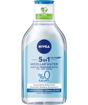 NIVEA 5in1 Refreshing Micellar Make-Up Remover Water Normal Skin 400 ml Facial Cleanser