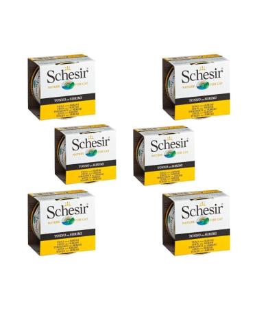 Schesir Tuna and Crab Adult Cat Canned Food 85 Gr X 6 Pieces