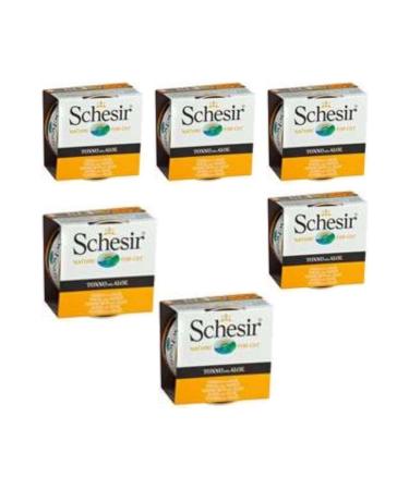 Schesir Nature Tuna and Aloe Vera Cat Canned Food 85 Gr X 6 Pieces