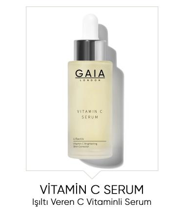 Gaia London Brightening Revitalizing and Brightening Tone-Equalizing Vitamin C Serum 50ml