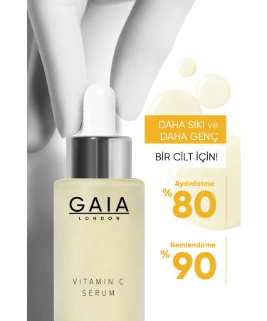 Gaia London Brightening Revitalizing and Brightening Tone-Equalizing Vitamin C Serum 50ml - Buy Online on GoSupps.com