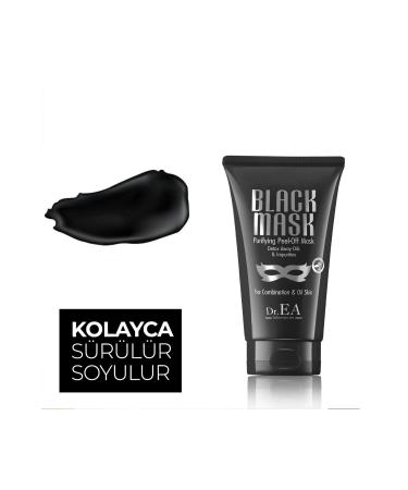 Dr. EA Laboratories Peelable Black Mask - Anti-Blackheads and Acne 75ml - Buy Online on GoSupps.com