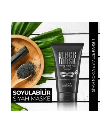 Dr. EA Laboratories Peelable Black Mask - Anti-Blackheads and Acne 75ml - Buy Online on GoSupps.com