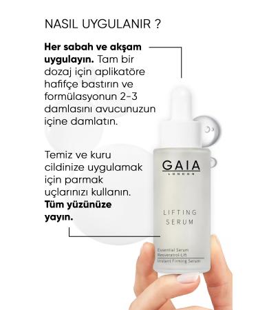 Gaia London Anti-Aging and Anti-Wrinkle Plumping Lifting Serum 50ml. - Buy Online on GoSupps.com