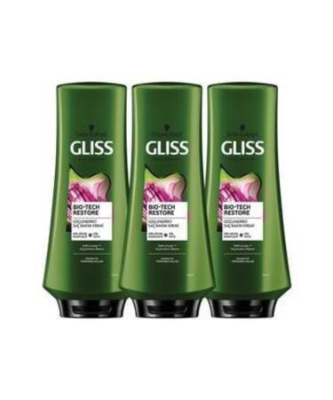Gliss Gliss Hair Cream 360ml Bio-tech Restore X3