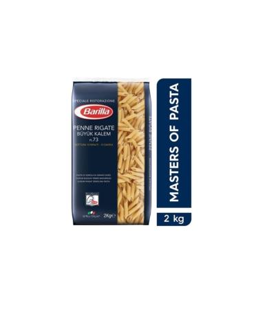 Barilla Long Penne Pasta Rigate No.73 2kg