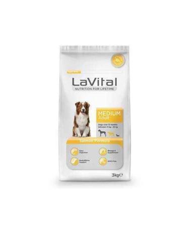 La Vital Medium Adult Salmon Formula Salmon Food for Medium Breed Dogs 3 kg