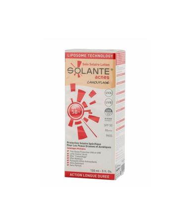 Solante Acnes Spf 50+ Tinted Anti-Acne Sunscreen Lotion