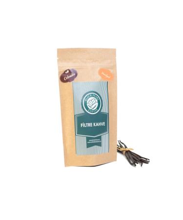 BLACK PEARL Vanilla Flavored Colombia Ground Filter Coffee 100 Gr