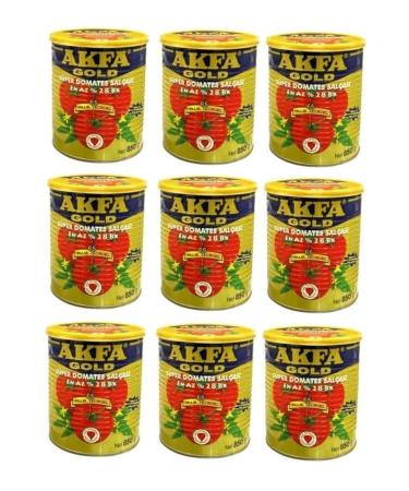 Akfa Gold Super Tomato Paste 850 gr x 9 Pieces