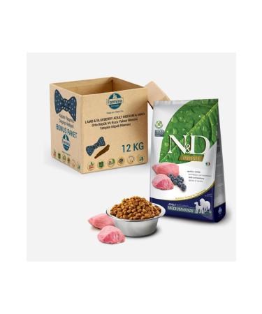 & D Grain Free Lamb Blueberry Medium Large Breed Dog Food 12 kg