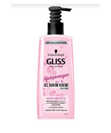 Gliss Gel Hair Care Conditioner Weightless Instant Shine 200ml