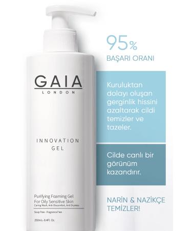 Gaia London Facial Cleansing Gel for Dry and Oily Skin (Innovation Gel) 250 ml - Buy Online on GoSupps.com