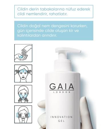 Gaia London Facial Cleansing Gel for Dry and Oily Skin (Innovation Gel) 250 ml - Buy Online on GoSupps.com