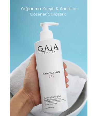 Gaia London Facial Cleansing Gel for Dry and Oily Skin (Innovation Gel) 250 ml - Buy Online on GoSupps.com