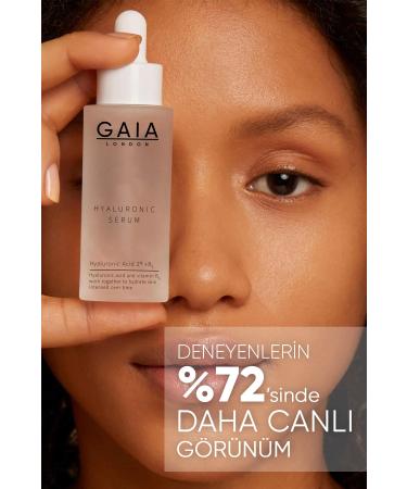 Gaia London Intensive Moisturizing Care Serum (HYALURONIC ACID 2% B5) Hyaluronic Serum for All Skin Types 50ml. - Buy Online on GoSupps.com
