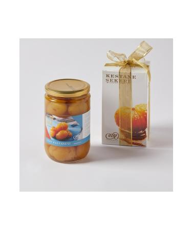 SPACE PASTRY Chestnut Sugar Syrup Large Jar 830 gr