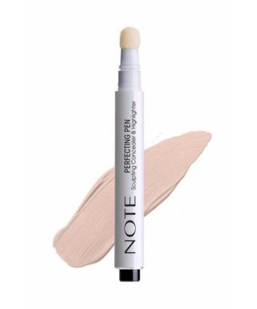 Note Cosmetics Keyonline Perfecting Pen Super Concealer and Highlig 02 Warm R