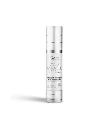 GAM Hair Care Serum Nourishes and Protects Hair. Helps Repair Damaged Hair. Contains Vitamin E.
