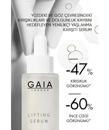 Gaia London Anti-Aging and Anti-Wrinkle Plumping Lifting Serum 50ml. - Buy Online on GoSupps.com