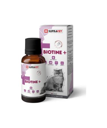 Supravet Plus +b For Cats Biotine Drops 100 Ml + Zinc + Multi Vitamin
