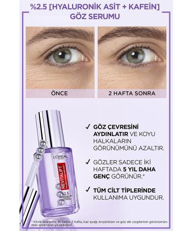 L'Oreal Paris L'or al Paris Revitalift Filler Eye Serum 20ml - Buy Online on GoSupps.com