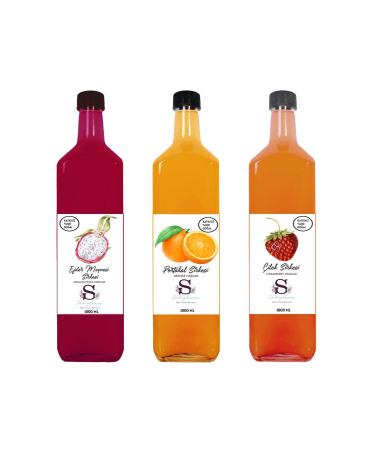 Suheylaana Natural Dragon Fruit Orange and Strawberry Vinegar 1000 Ml