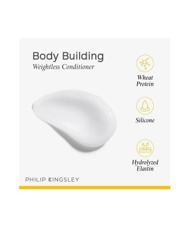 PHILIP KINGSLEY Body Building Conditioner - Volumizing Strengthening Conditioner for Fine Straight Hair 200ml - Buy Online on GoSupps.com