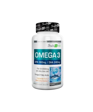 Vitamin Omega 3 2000 Mg 100 Softgels