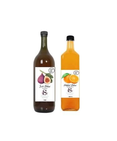 S heylaana Natural Fig Vinegar 1500 ml and Natural Orange Vinegar 1000 ml