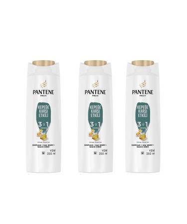 Pantene Anti-Dandruff Effective 3in1 Shampoo 350 Ml* 3 Pieces (campaign set)