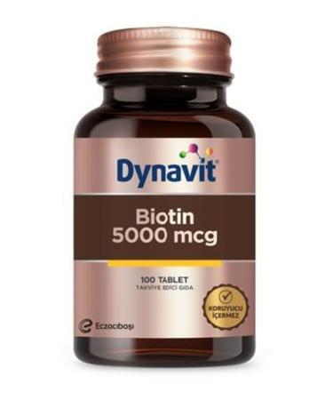 Dynavit Collagen Hyaluronic Acid 30 Tablets + Biotin 5000 Mcg 100 Tablets - Buy Online on GoSupps.com