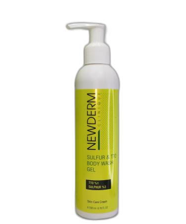 NEWDERM Sulfur Tto Body Wash Gel 200 ml - Buy Online on GoSupps.com