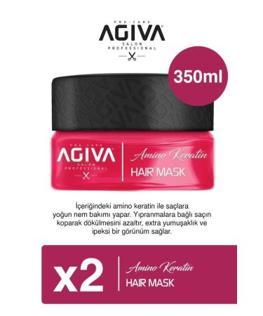 Agiva Amino Keratin Hair Mask 350ml X2