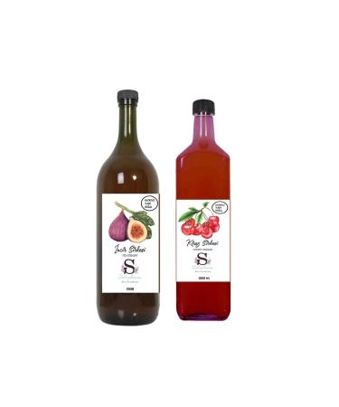 Suheylaana Natural Fig Vinegar 1500 ml and Cherry Vinegar 1000 ml