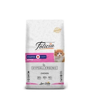Felicia Kitten Hypoallergenic Low Grain Kitten Food 2 kg
