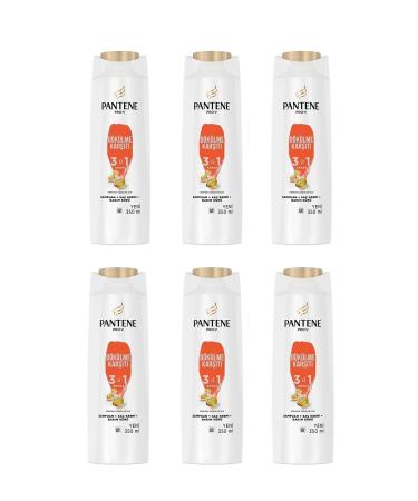 Pantene Anti-Hair Loss 3in1 Shampoo 350 Ml* 6 Pieces (campaign set)