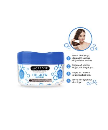 Morfose Hair Mask Containing Collagen 500 ml - Dry Weak and Brittle Hair - Buy Online on GoSupps.com