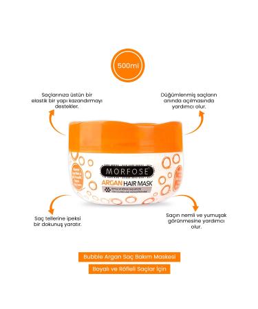 Morfose Argan Hair Mask 500 ml - Buy Online on GoSupps.com