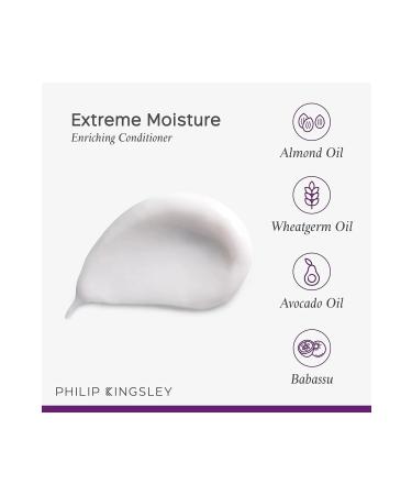 PHILIP KINGSLEY Moisture Extreme Conditioner - Extra Intensive Moisture Conditioner for Frizzy Dry Hair 1000ml - Buy Online on GoSupps.com